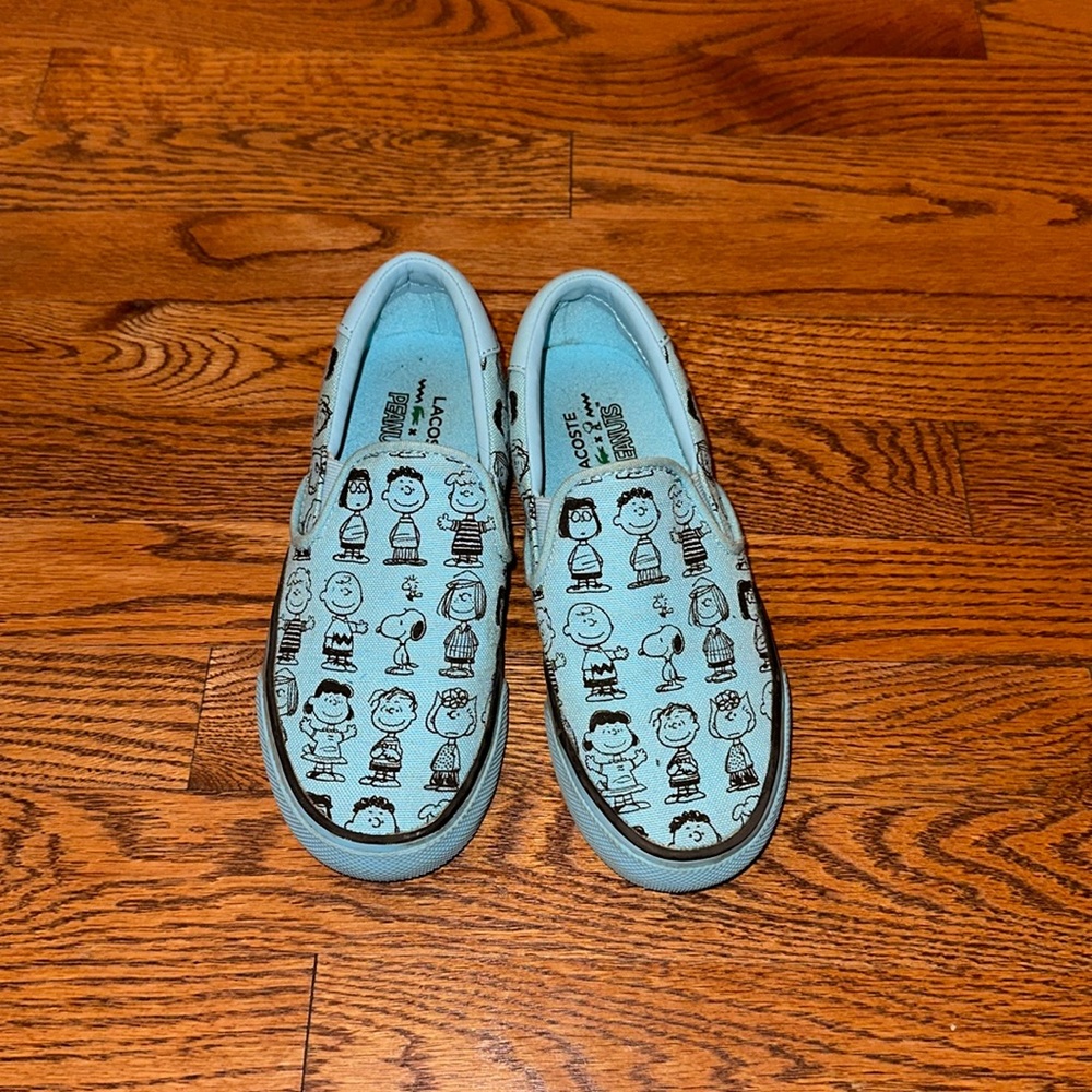 Lacoste x Peanuts  slip on size 3
